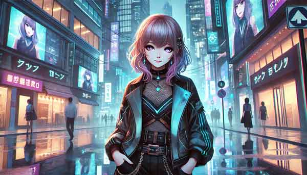 Before upscale waifu image